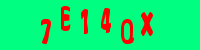 Blue Captcha Image