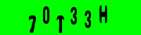 Blue Captcha Image