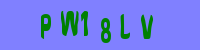 Blue Captcha Image