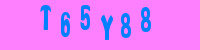 Blue Captcha Image