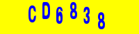 Blue Captcha Image