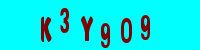 Blue Captcha Image