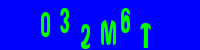 Blue Captcha Image
