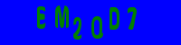 Blue Captcha Image