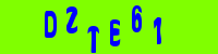 Blue Captcha Image